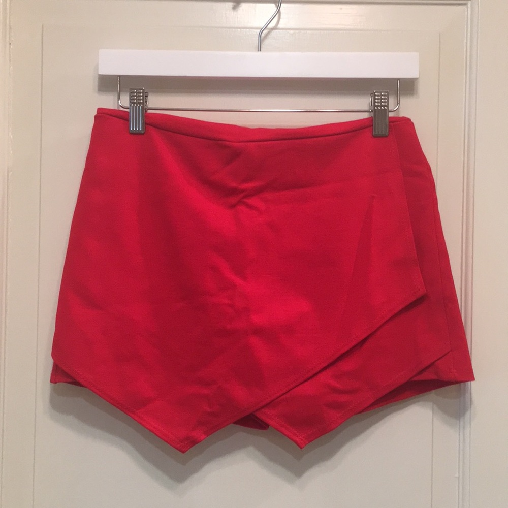 These Three Boutique Red Skort
